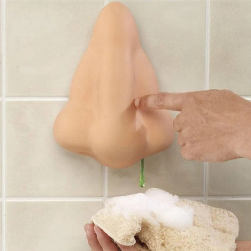 Meilleur prix 💯 Totalcadeau Distributeur de savon en forme de nez 🥰 – Image 3