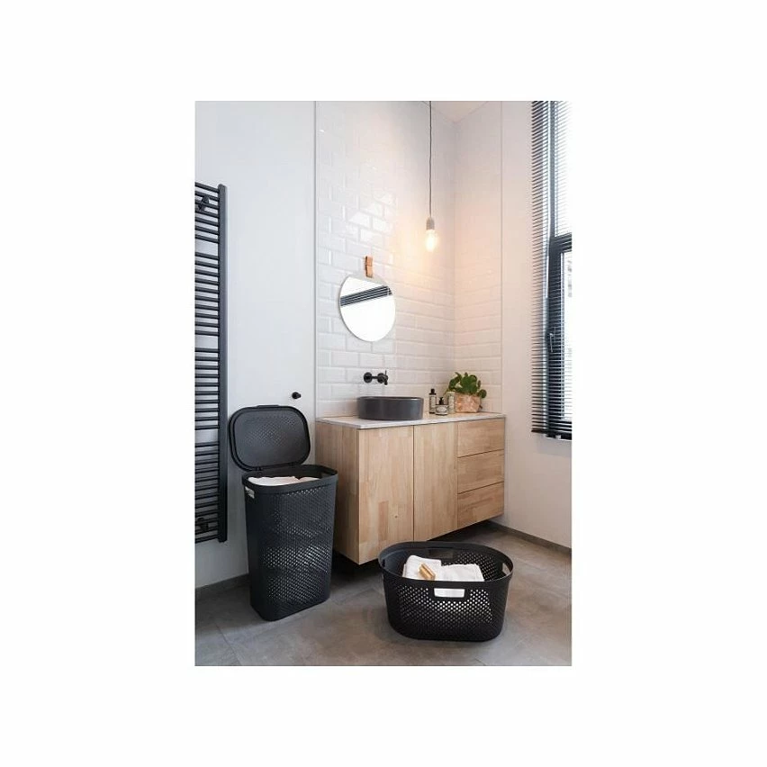 Vente flash 😍 Boîte à linge Curver Infinity Anthracite | 60 litres 🔥 – Image 2