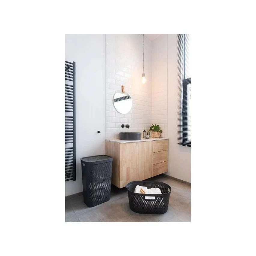 Vente flash 😍 Boîte à linge Curver Infinity Anthracite | 60 litres 🔥 – Image 3