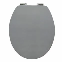Les meilleures critiques de 😉 Spirella Abattant WC MDF STYLE Gris Titanuim - Charnières Zinc ⭐