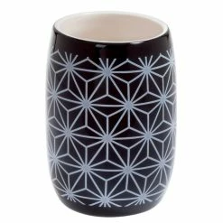 Remise 🥰 Spirella Gobelet Céramique STAR Noir 👏