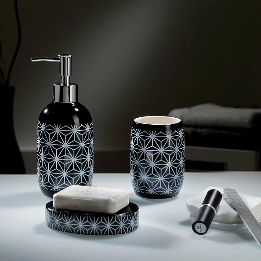 Remise 🥰 Spirella Gobelet Céramique STAR Noir 👏 – Image 2