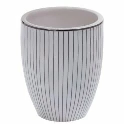 Vente flash 🌟 Spirella Gobelet Céramique LIGNE Blanc 🛒