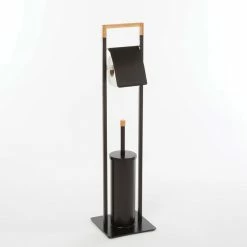 Coupon ❤️ Spirella Combiné Wc CHIC Bambou & Acier Noir Mat ✨