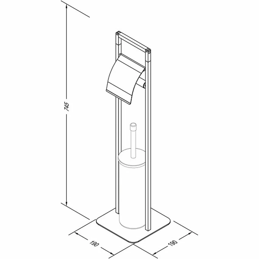 Coupon ❤️ Spirella Combiné Wc CHIC Bambou & Acier Noir Mat ✨ – Image 2