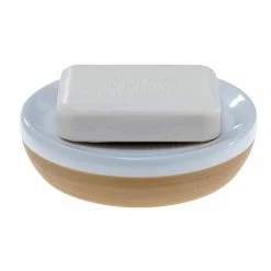 Nouveau 👏 Spirella Porte savon Céramique SIENA Blanc & Beige 🔥