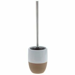 Meilleur prix 👏 Spirella brosse Wc avec support Céramique SIENA Blanc & Beige 😀