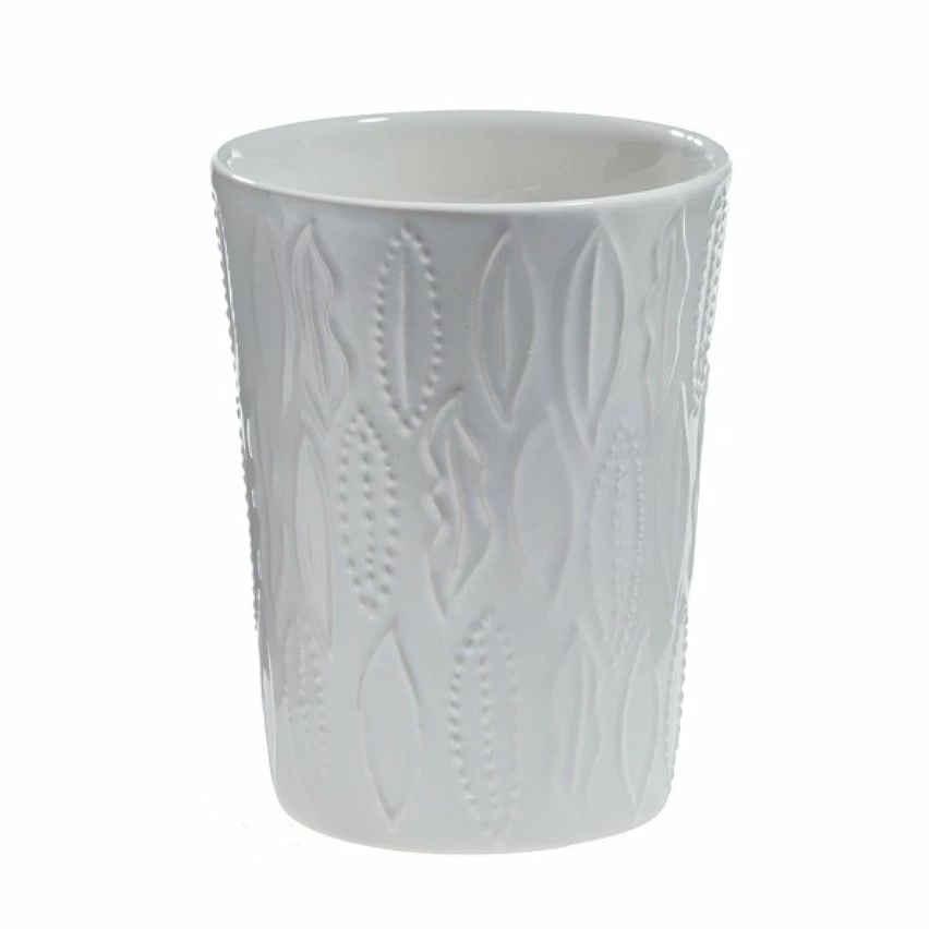 Bon marché ✨ Spirella Gobelet Céramique SUSAN Blanc ✔️