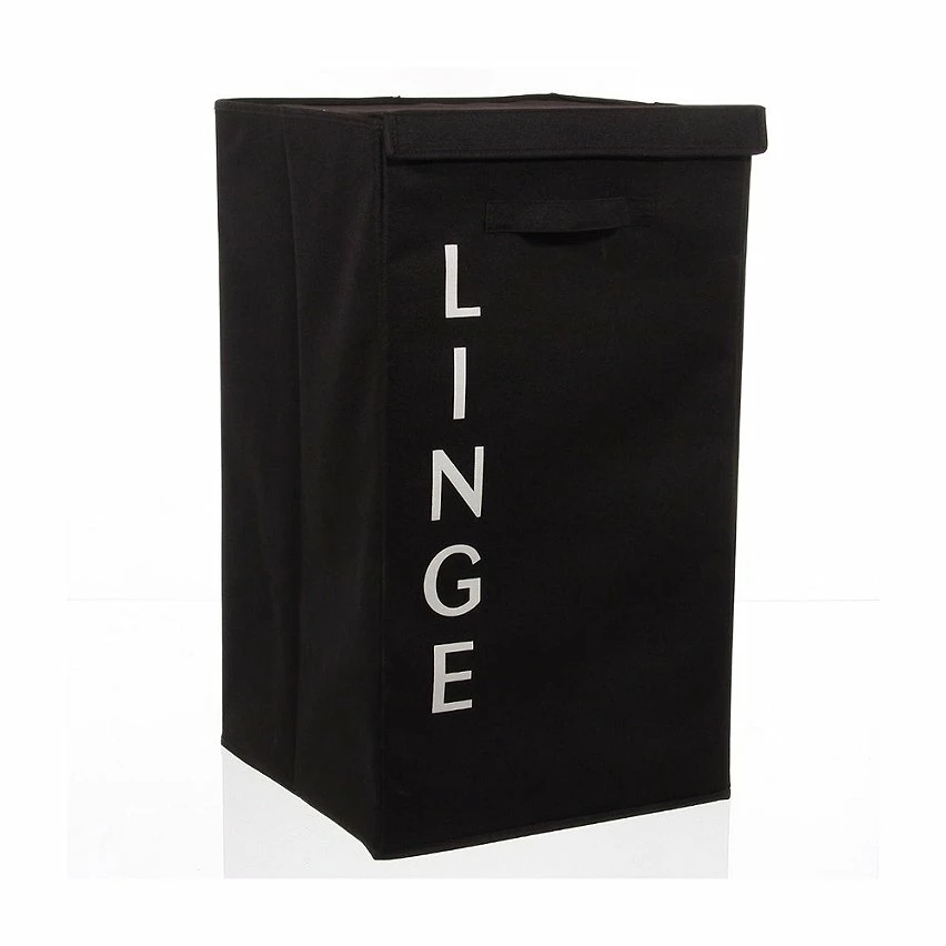 Vente flash 🤩 Five Simply smart Panier à linge écriture blanc 🛒 – Image 2