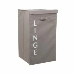 Vente flash 🤩 Five Simply smart Panier à linge écriture blanc 🛒