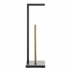 Promo 😍 Five Simply smart Dérouleur WC avec réserve Natureo noir 🥰