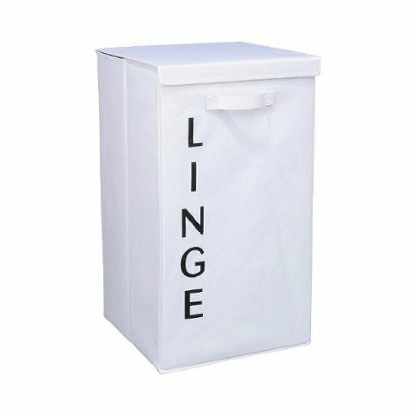 Vente flash 🤩 Five Simply smart Panier à linge écriture blanc 🛒 – Image 6