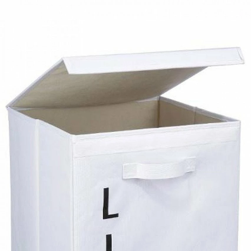 Vente flash 🤩 Five Simply smart Panier à linge écriture blanc 🛒 – Image 7