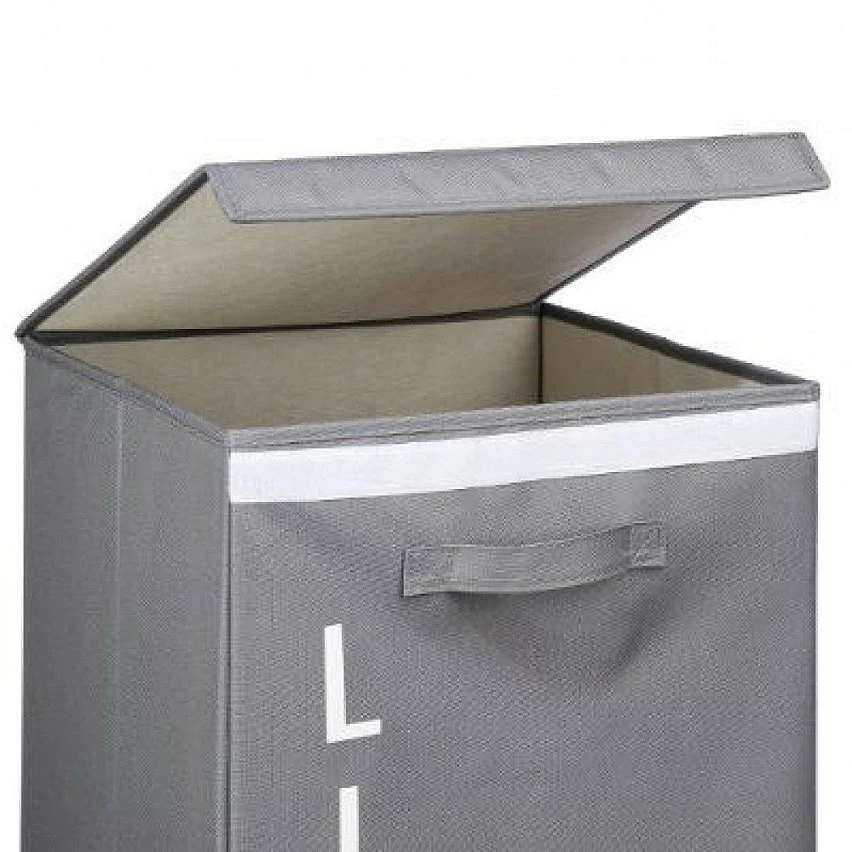 Vente flash 🤩 Five Simply smart Panier à linge écriture blanc 🛒 – Image 4