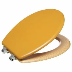 Nouveau 👏 Five Simply smart Abattant WC bois zinc Modern moutarde 🛒