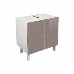 Nouveau ✨ Alo CORAIL Meuble sous-lavabo L 60 cm - Taupe brillant ⌛
