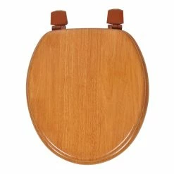 De gros 🎉 Paris prix Abattant WC Imprimé "Bois" 37cm Naturel 🔔