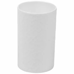 Nouveau 😀 Paris prix Gobelet Salle de Bain Martelé "Urban" 11cm Blanc ✨