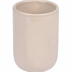 De gros 🔔 Paris prix Gobelet Salle de Bain "Vitamine II" 10cm Taupe ❤️