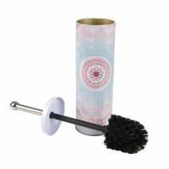 De gros 👍 Paris prix Brosse WC Imprimée "Mandala II" 37cm Rose 👏