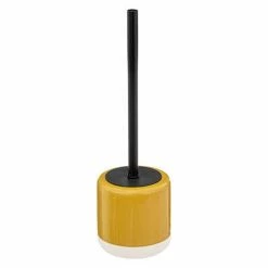 Tout neuf ⌛ Five Simply smart Brosse WC en Dolomite "Solar" 37cm Ocre 🛒