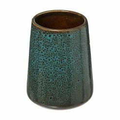 Promo 🧨 Five Simply smart Gobelet et porte brosse à dents en émail réactif Green 😀