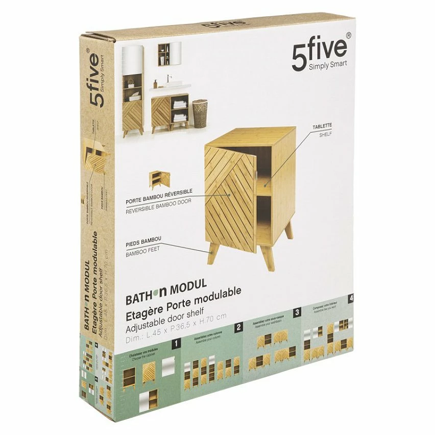 Grosses soldes ❤️ Meuble de salle de bain 1 porte Bath'n Modul 5Five turel 🛒 – Image 3