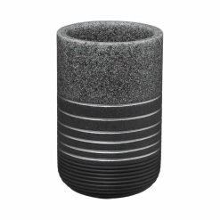 Budget 🎁 Five Simply smart Gobelet et porte brosse à dents en polyrésine collection Silver 👍