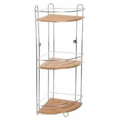 Promo 👏 Five Simply smart Étagère d'Angle 3 Niveaux "Venterra" 56cm Naturel 🔔