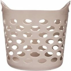 Le moins cher 🔔 Clean House Panier à Linge "Lou" 28L Gris 👍