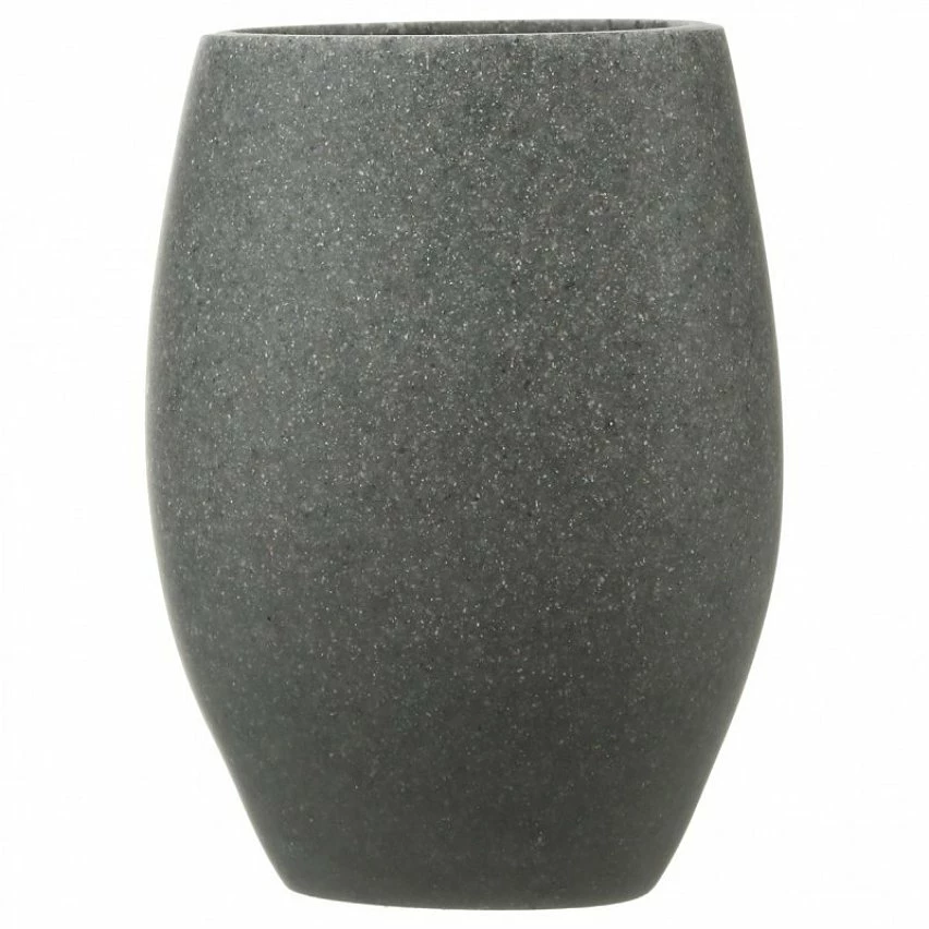 Nouveau 👍 JJA Pot salle de bain galets - Gris, Gobelet 🎁 – Image 2