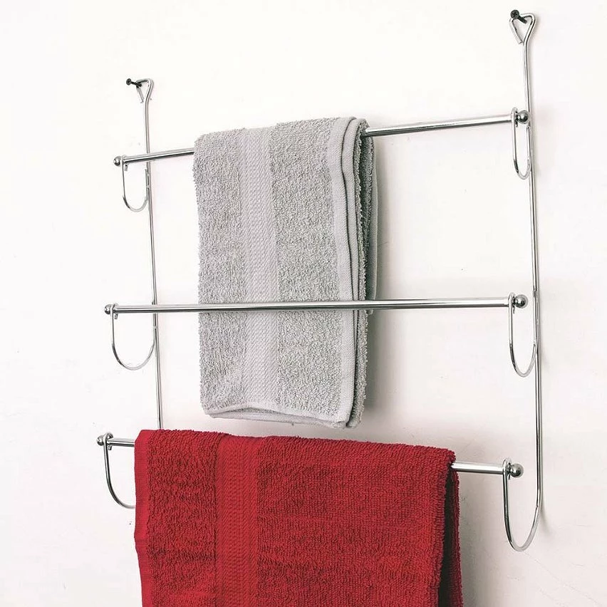 Le moins cher 💯 Bain & Bulles Porte serviette à suspendre 3 barres 🔥 – Image 2