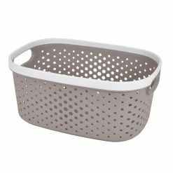Meilleur prix 😉 Paris prix Panière à Linge "Ajourée" 8L Taupe ✨