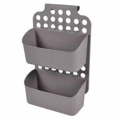 Sortie 🔔 Paris prix Rangement de Porte "2 Paniers" 45cm Taupe 😀