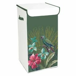 Vente flash 👏 Paris prix Coffre à Linge Imprimé "Equatorial" 60cm Vert 🔥