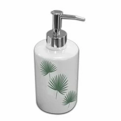 Bon marché 🧨 Paris prix Distributeur de Savon "Jungly" 17cm Blanc 😀