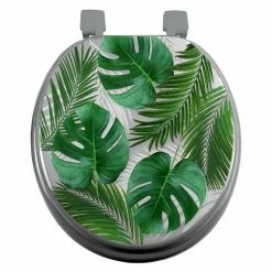 Vente flash 🔔 Paris prix Abattant WC Imprimé "Amazonica" 47cm Vert 💯
