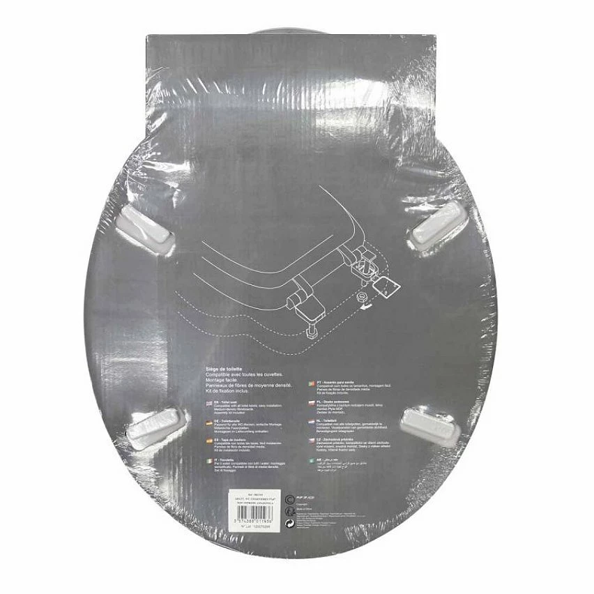 Vente flash 🔔 Paris prix Abattant WC Imprimé "Amazonica" 47cm Vert 💯 – Image 3