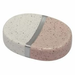 Bon marché 😉 Paris prix Porte Savon Céramique Design "Skyline" 26cm Rose 😉