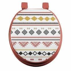 Acheter ❤️ Paris prix Abattant WC Imprimé "Esteban" 47cm Terracotta 🔔