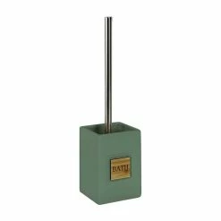 Remise ⌛ Paris prix Brosse WC Vintage "Cerawood" 36cm Kaki 🌟