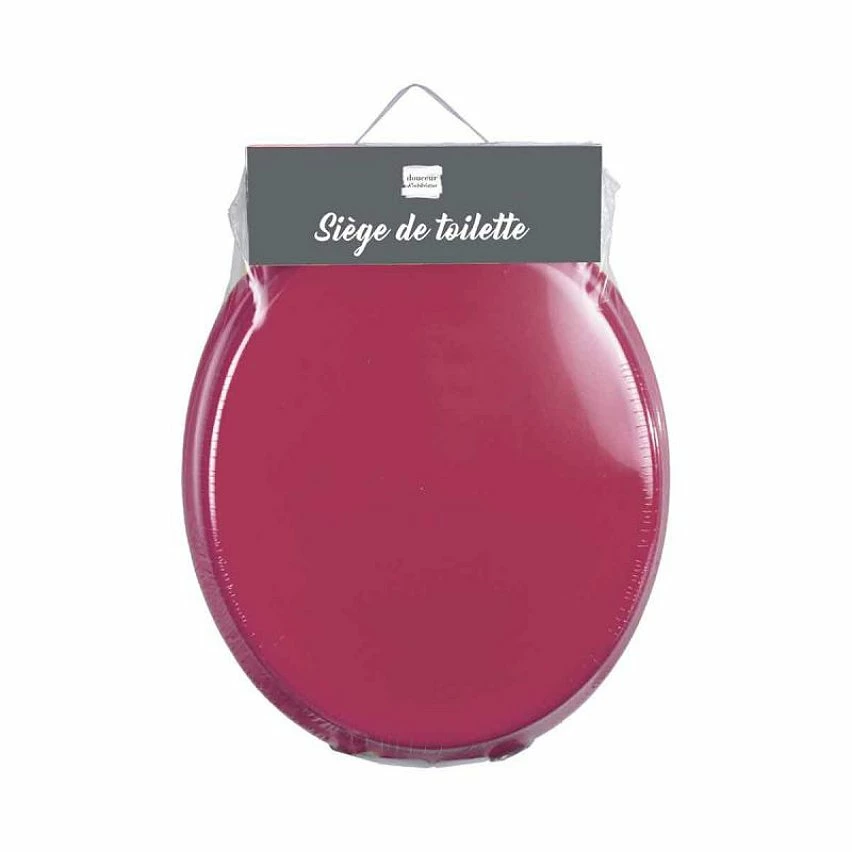 Nouveau 😍 Paris prix Abattant WC Uni "Vitamine" 37cm Framboise 🎁 – Image 2