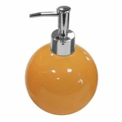 Grosses soldes 🛒 Paris prix Distributeur de Savon "Bullea" 16cm Ocre 🔥