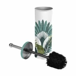 Le moins cher 😉 Paris prix Brosse WC Imprimée "Panazio" 37cm Vert & Blanc ⌛