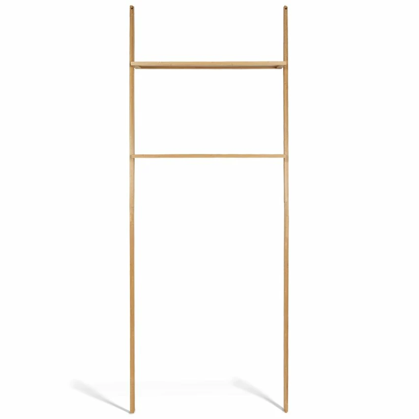 Tout neuf 🌟 IDMARKET Etagère dessus WC bambou MAYA 🔔 – Image 5