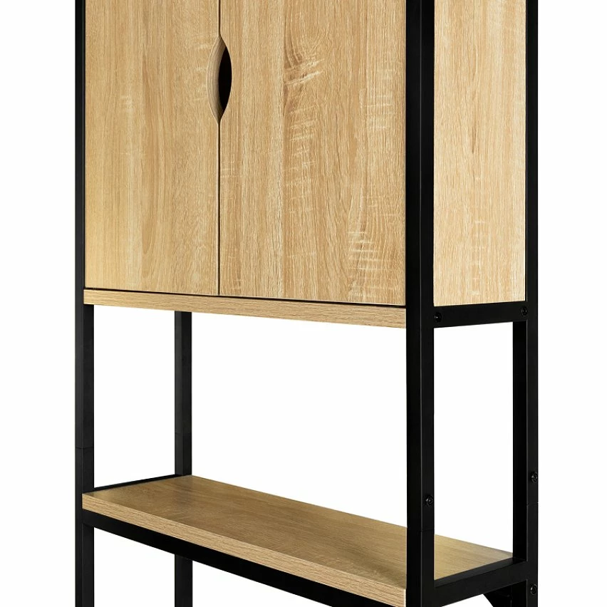 Sortie ⌛ IDMARKET Meuble étagère dessus WC placard DETROIT design industriel 😍 – Image 3