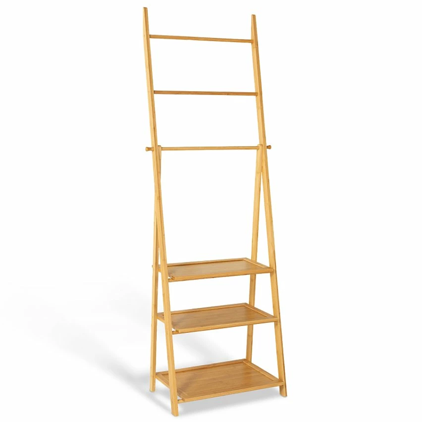 Tout neuf 😍 IDMARKET Porte-serviettes bambou LANA 3 étagères 😉