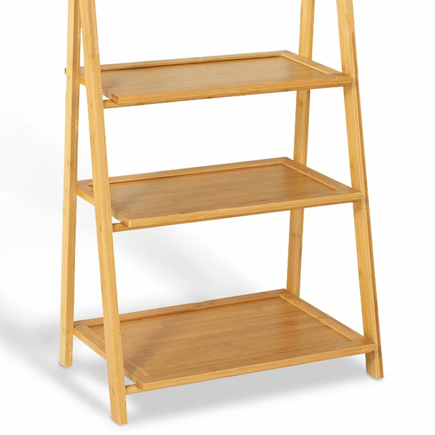 Tout neuf 😍 IDMARKET Porte-serviettes bambou LANA 3 étagères 😉 – Image 5