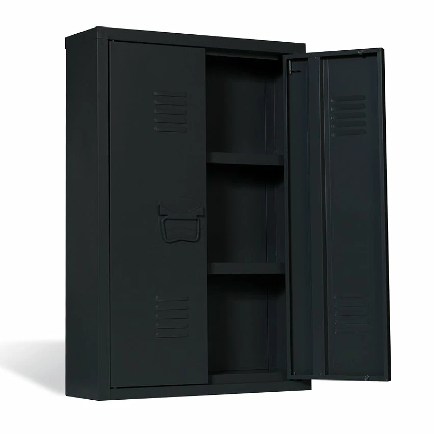 Les meilleures critiques de 🎉 IDMARKET Armoire murale double ESTEL en métal noir ⭐