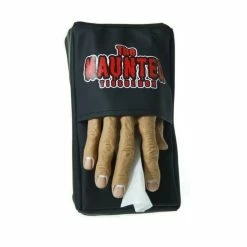 Vente flash 🔔 Totalcadeau Couvre boîte à mouchoirs main 🦇 Halloween main effrayante rouge 🎁